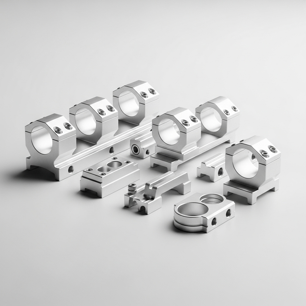 户外瞄准镜支架铝合金cnc加工