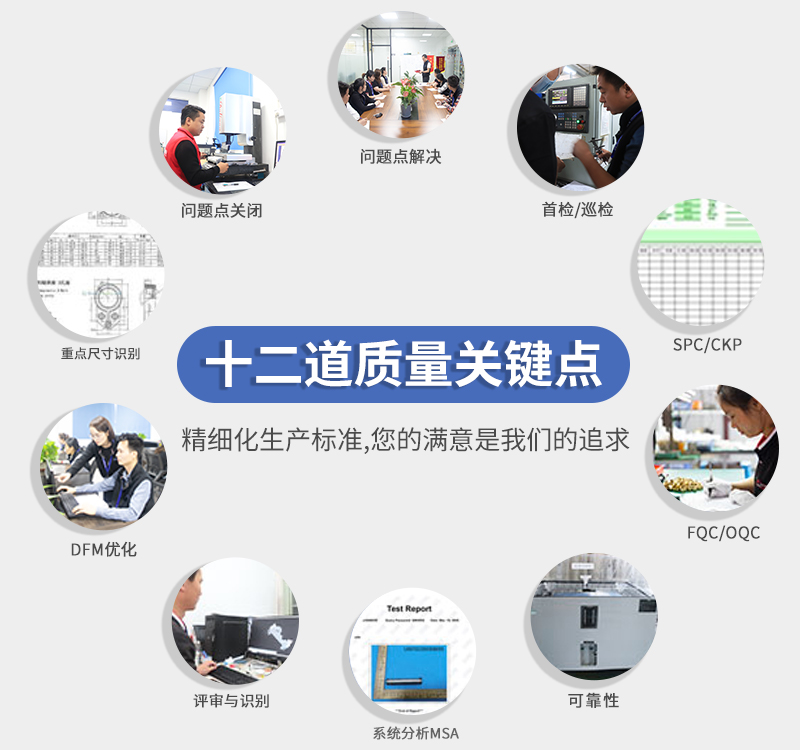 精密cnc打样加工质量管理体系