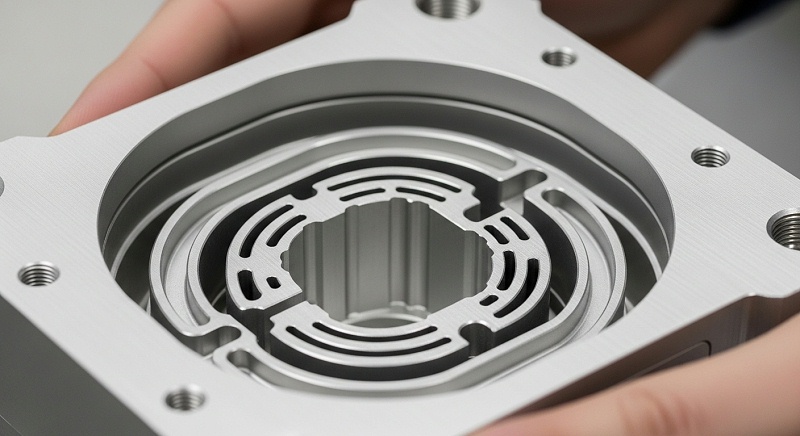 机器人底座CNC_微米级精度_线缆传感器集成效率提升25__-图1
