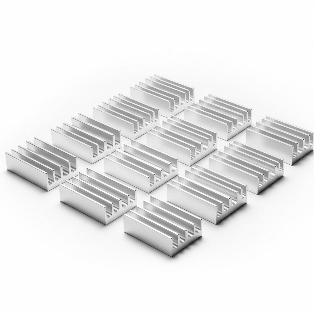 定制智能车灯散热器CNC加工