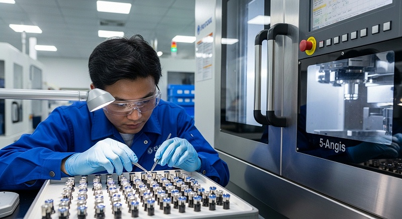 微型镜头CNC加工服务1