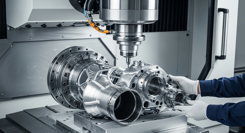 航空关节轴承座CNC_高强铝合金轻量化_实现_0_001mm-图3